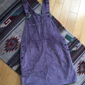 NWT Wild Fable Corduroy Overall Mini Dress Sz M